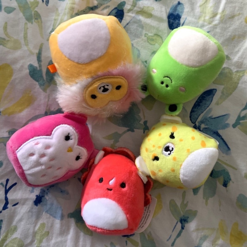 Squishville Bundle of 5 — Wendy, Lexie, Francesca, Tristan, Leonard Squishmallow